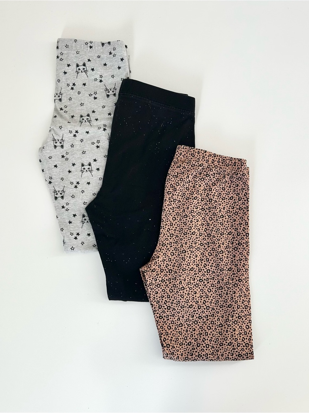 Cat & Jack Girls Leopard Print Leggings Bundle